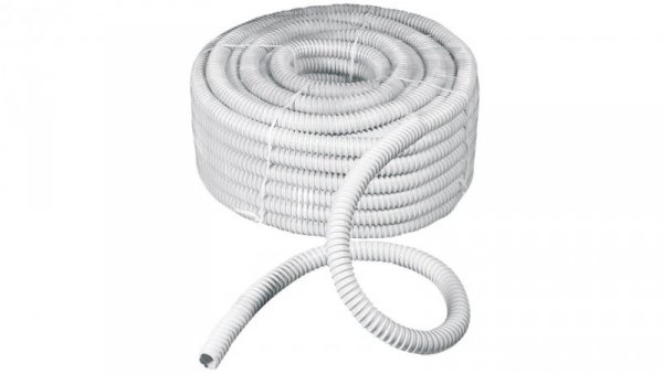 Rura spiralna wysokoelastyczna szara PVC fi40 ECGFE40 /30m/