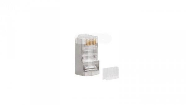 WTYK SIECIOWY RJ45 (8P8C) LANBERG KAT.6 FTP (20 SZT) Z PROWADNICĄ DO LINKI I DO DRUTU