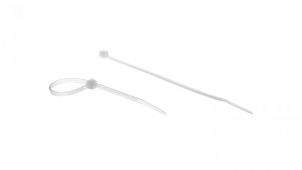 Opaska kablowa 2.5mm 100mm biała OZN 25-100 25.15 /100szt./
