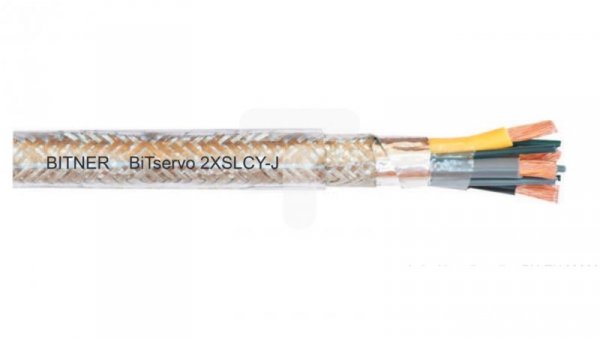 Przewód do przetwornic BiTservo 2XSLCY-J 4G2,5 0,6/1kV IP0051 klasa Eca /bębnowy/