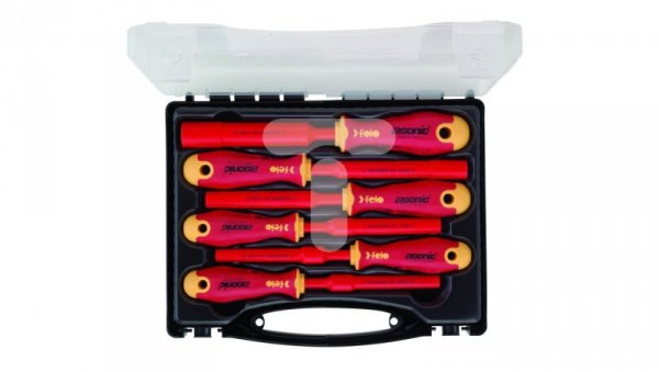 Zestaw 6 wkrętaków sześciokątnych 5,5 6,0 7,0 8,0 10,0 13,0 izolowanych 1000V Ergonic 400 VDE M-Tec 41910636