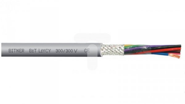 Przewód sterowniczy BiT LiYCY 3x0,75 300/300V S30616 klasa Eca /bębnowy/