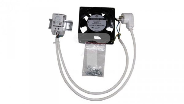 Wentylator 120x120 z kabelm i termostatem 19-0067