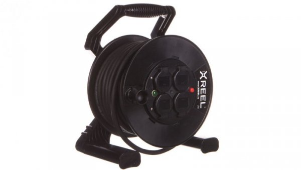 Przedłużacz bębnowy XREEL 30mb H05RR-F 3x2,5 IP44 4xGS 230V 92501H48263