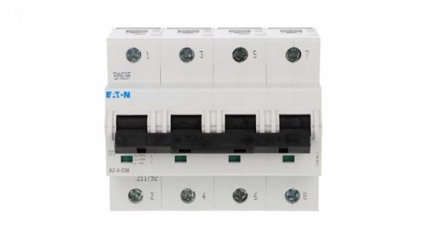Wyłącznik nadprądowy 4P C 50A 25kA AC AZ-4-C50 211792