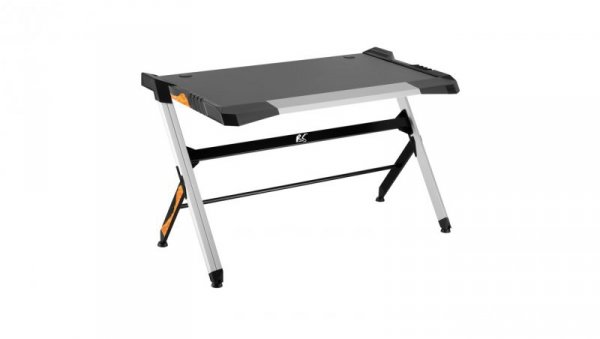 RS150 biurko gamingowe czarne Led 50 kg max