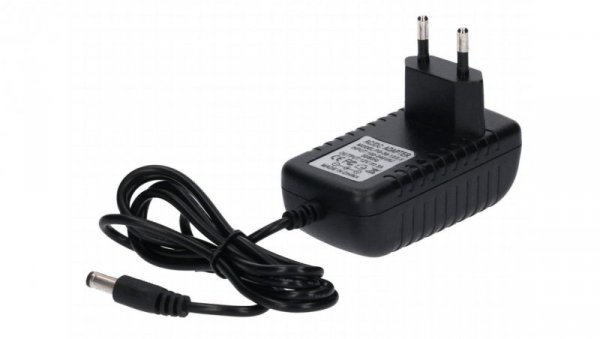 Zasilacz led gniazdkowy 12V 36W 5.5/2.5 czarny