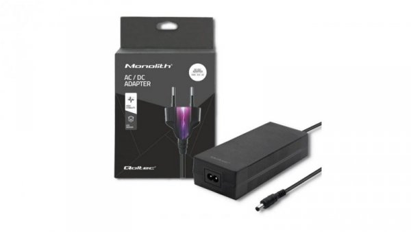 Qoltec Zasilacz desktopowy 96W 24V 4A 5.5*2.5 +kabel zasilający