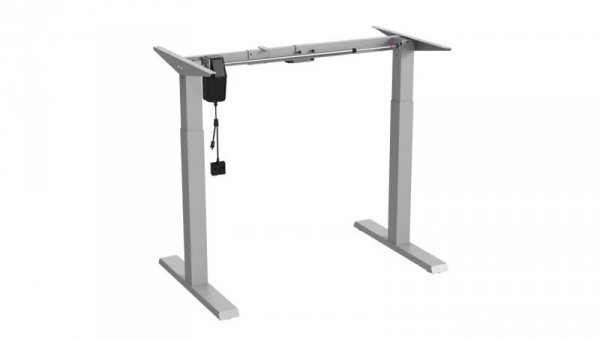 Biurko elektryczne regulacja wys. Ergo Office, max wys 123cm, max - 70 kg, bez blatu do pracy stojąco siedzącej, szare, ER-403G