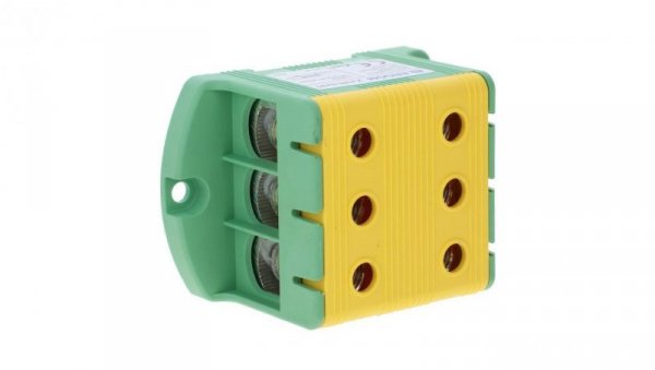 Złączka szynowa 3-torowa ZJUN-3x95 PE żółto-zielona R34RR-07020002501