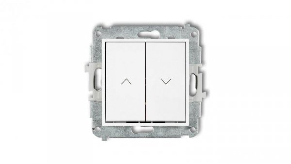 ICON Mechanizm łącznika zwiernego żaluzjowego biały IWP-8