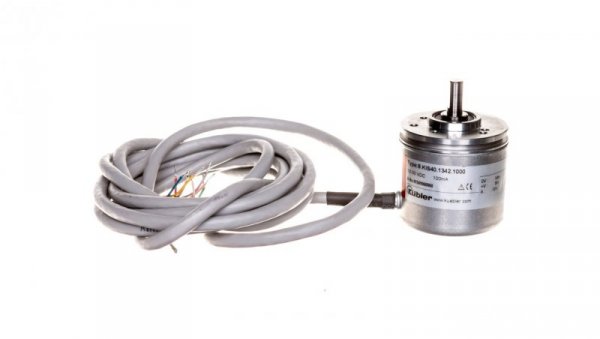 Enkoder inkrementalny wałek 6mm push-pull 10-30VDC przewód 2 metry rozdzielczość 1000 imp./obr. 8.KIS40.1342.1000