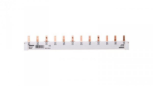 Szyna łączeniowa 3P 10 mm2 sztyftowa 12 modułowa (4x3P) do cięcia (2 zaślepki w komplecie) 5ST3738