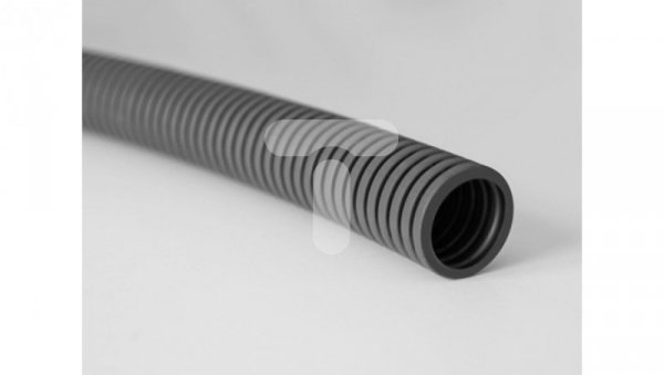 Rura karbowana PVC 750N fi18/13,5mm szara RKSS 18/13,5 10309 /100m/
