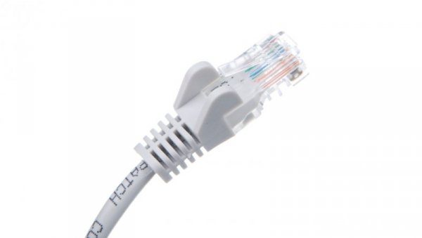 Kabel krosowy patchcord U/UTP kat.5e CCA szary 15m 68352