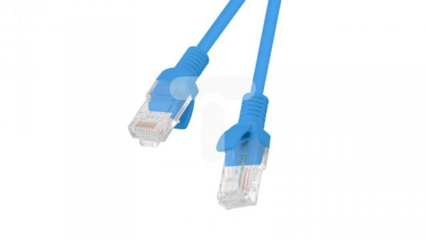 Kabel krosowy patchcord U/UTP kat.5e 20m niebieski PCU5-10CC-2000-B