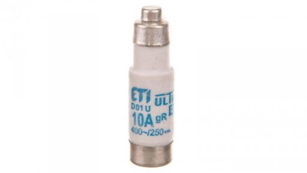 Wkładka bezpiecznikowa D01 10A aR 400V E14 10NZ01R