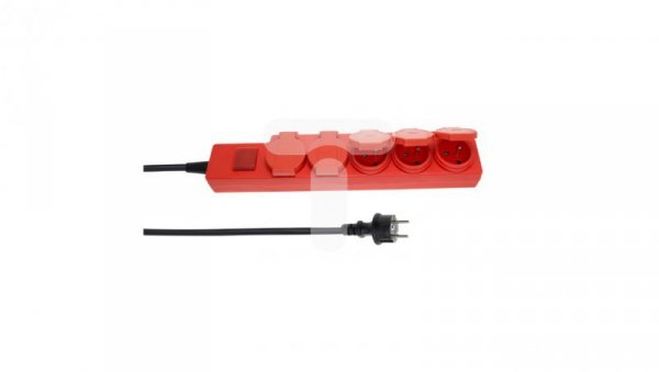 Przedłużacz warsztatowy EXTREME 5-gniazd z/u 3m IP44 H07RN-F 3x1,5 PW-503W
