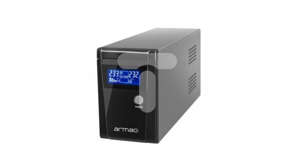 UPS Line-interactive 480W/850VA ARMAC OFFICE 850E LCD 2x230V metalowa obudowa O/850E/LCD