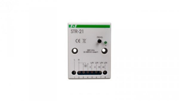 STR Sterownik rolet 230V biały 50-60Hz śruba STR-21