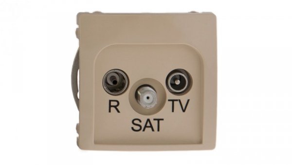 Simon Basic Gniazdo antenowe RD/TV/SAT końcowe beżowe BMZAR-SAT1.3/1.01/12