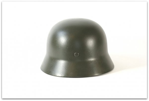 MH059 HEŁM NIEMIECKI M40 SS-TOTENKOPF - FELDGRAU 