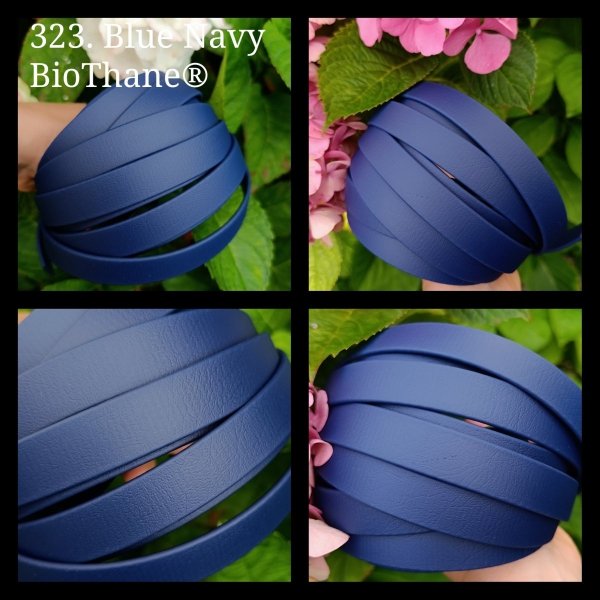 Obroża dla psa z rączką z klamrą ALU-MAX® L (44 - 54 cm) oryginalny BIOTHANE® 38 mm
