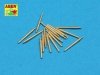 Aber 350L-33 Set of 16 pcs 102 mm type BL Mk.IX barrels for Royal Navy (1:350)
