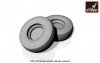 Armory Models AW48310 C-130 Hercules wheels, mid type 1/48