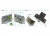 Quinta Studio QD72038 H75 M/N/O 3D-Printed & coloured Interior on decal paper (Clear Prop) 1/72