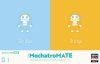 Hasegawa 64516 Creator Works Tiny MechatroMate 01 Sky Blue & Orange