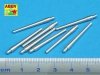 Aber 350L-31 Set of 8 pcs 381mm (15in) L42 Mk.I short barrels for Hood, Repulse, Queen Elisabeth, Vanguard (1:350)