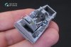 Quinta Studio QD48167 F-16A 3D-Printed & coloured Interior on decal paper (for Kinetic kit) 1/48