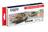 Hataka HTK-AS67  Modern US Army and USMC AFV paint set (8x17ml)