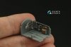 Quinta Studio QD72122 P-47D Thunderbolt Razorback 3D-Printed & coloured Interior on decal paper (Tamiya) 1/72