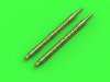 Master GM-72-024 MG-34 (7.92mm) - German machine gun barrels - version with drilled cooling jacket - used by infantry and on early tanks (2pcs) 1/72