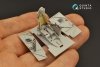 Quinta Studio QD48230 Fiat CR.42 3D-Printed & coloured Interior on decal paper (Italeri) 1/48
