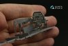 Quinta Studio QDS-32145 P-51D Mustang 3D-Printed & coloured Interior on decal paper (Zoukei-Mura SWS) (Small version) 1/32