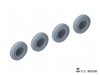 E.T. Model P35-107 WWII German Sd.Kfz.234 Large Diameter Weighted Wheels Type.7 1/35