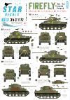 Star Decals 35-C1172 Sherman Firefly 1/35