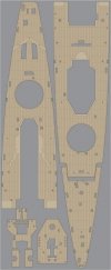 Pontos 35019WD1 DKM Admiral Graf Spee Wooden Deck set (1:350)