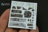 Quinta Studio QD48138 F-105D 3D-Printed & coloured Interior on decal paper (for HobbyBoss kit) 1/48