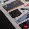 KELIK K48106 UH-1D Huey - interior 3D decals for Zimi Model/KittyHawk kit 1/48