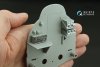 Quinta Studio QD32234 Boeing B-17E/F Radio operator's compartment. 3D-Printed coloured Interior on decal paper (HK models) 1/32