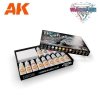 AK Interactive AK11771 NORTHERN ALLIANCE THEGN – WARGAME STARTER SET – 14 COLORS & 1 FIGURE
