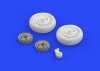 Eduard 632087 A6M5c Zero wheels HASEGAWA 1/32 