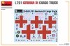 Miniart 35450 L701 GERMAN 3T CARGO TRUCK 1/35