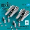 RESKIT RS72-0519 LAU-88 with (2 pcs) AGM-65 Maverick missiles (6 pcs) (3D Printed) 1/72