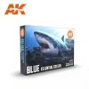 AK Interactive AK11618 BLUE ESSENTIAL COLORS 3GEN SET 6x17 ml