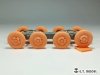 E.T. Model P35-108 WWII German Sd.Kfz.234 Large Diameter Weighted Wheels Type.8 1/35